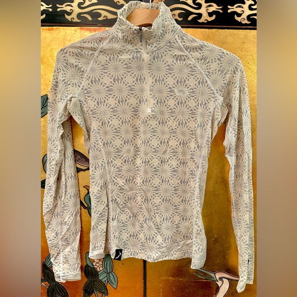 Icebreaker Tops - ICEBREAKER Bodyfit 200 Pure Fine Merino 1/4 Zip Top Creamy Yellow Long Sleeve